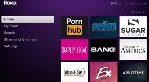 porn tv channels